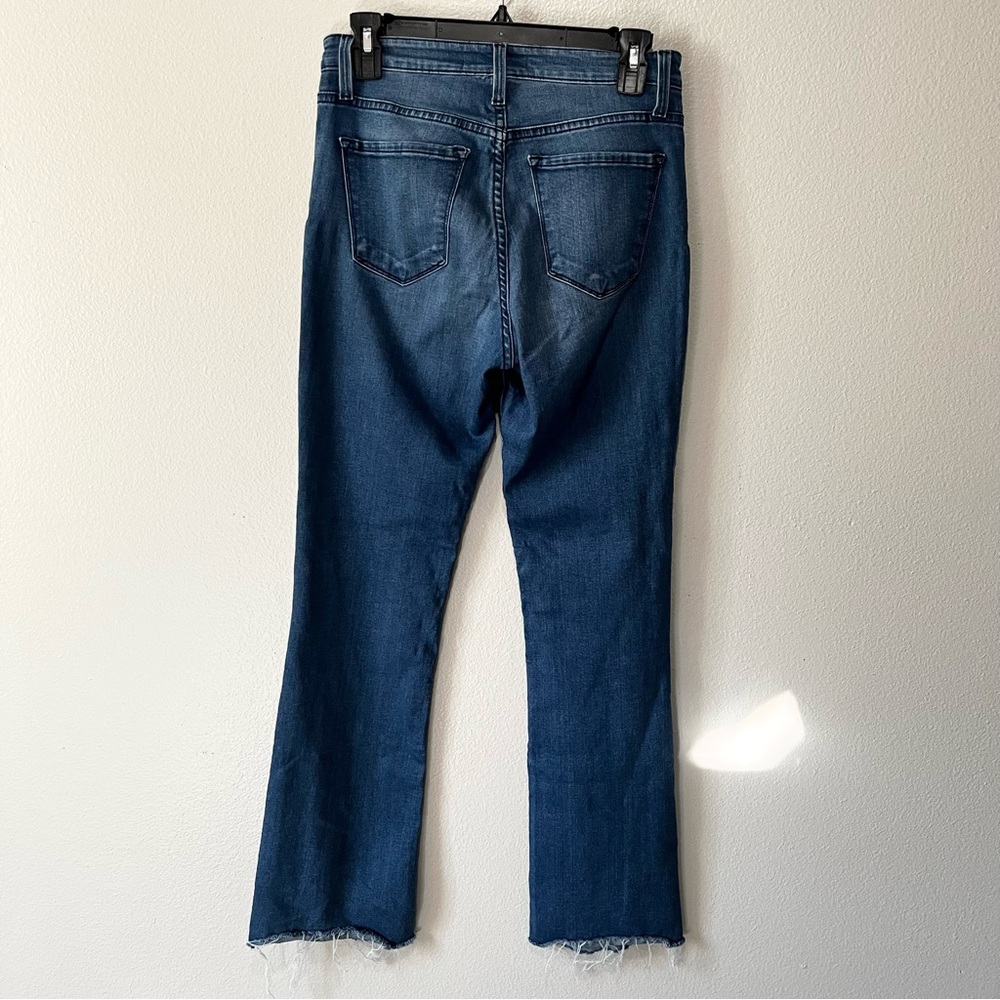 FLYING MONKEY- Flare Blue Jeans Size 27 - Picture 2 of 4